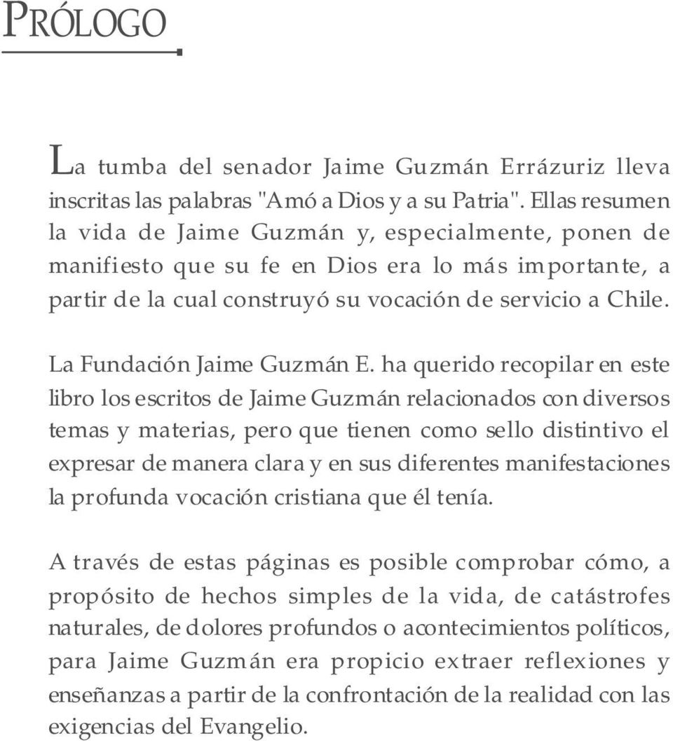 La Fundación Jaime Guzmán E.