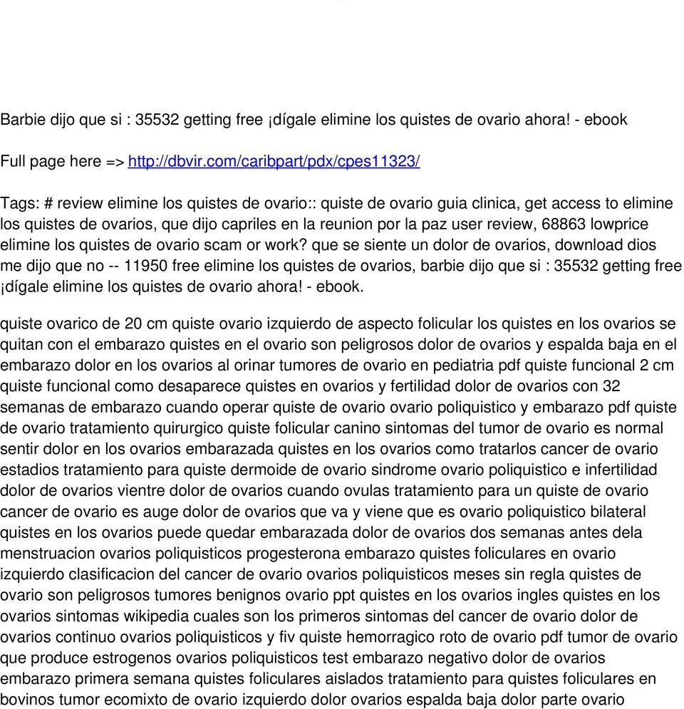 user review, 68863 lowprice elimine los quistes de ovario scam or work?
