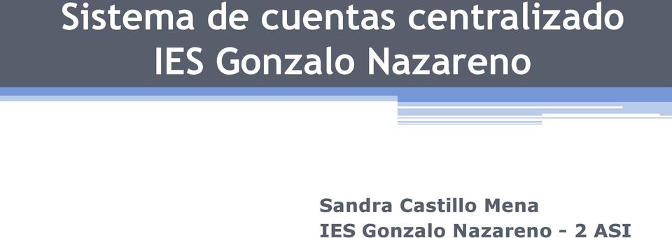 Nazareno Sandra Castillo