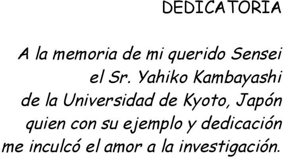 Yahiko Kambayashi de la Universidad de