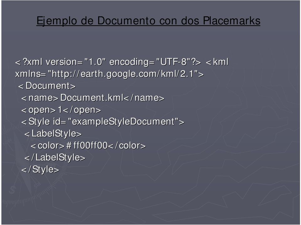 1"> <Document> <name>document.