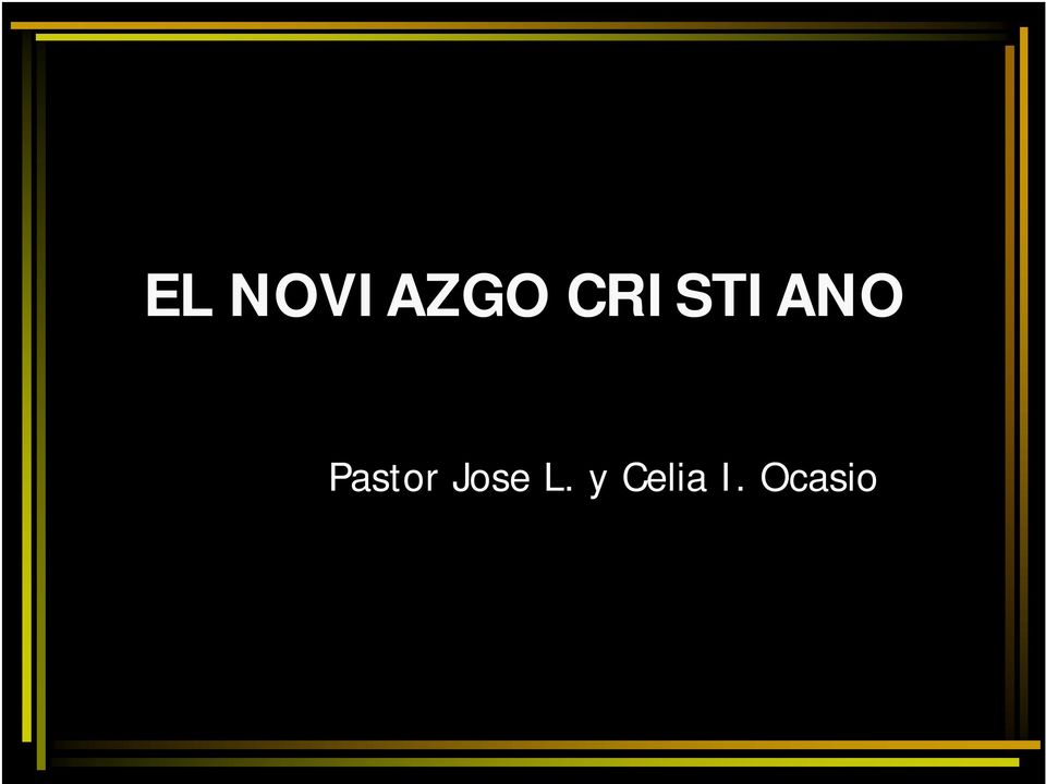 Pastor Jose L.