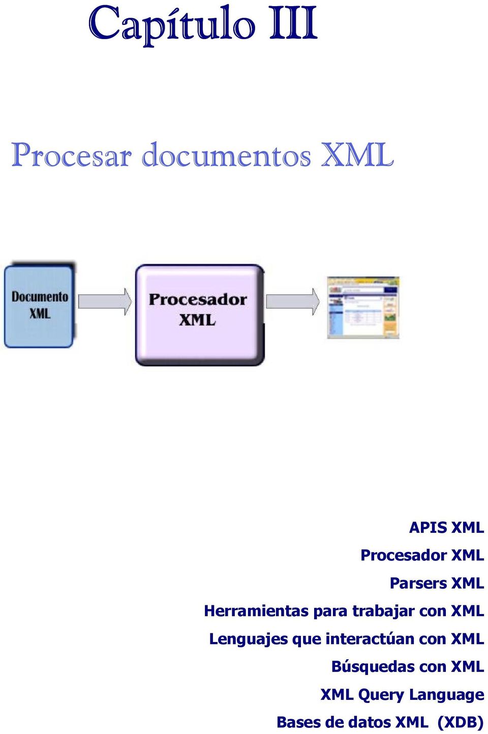 trabajar con XML Lenguajes que interactúan con XML