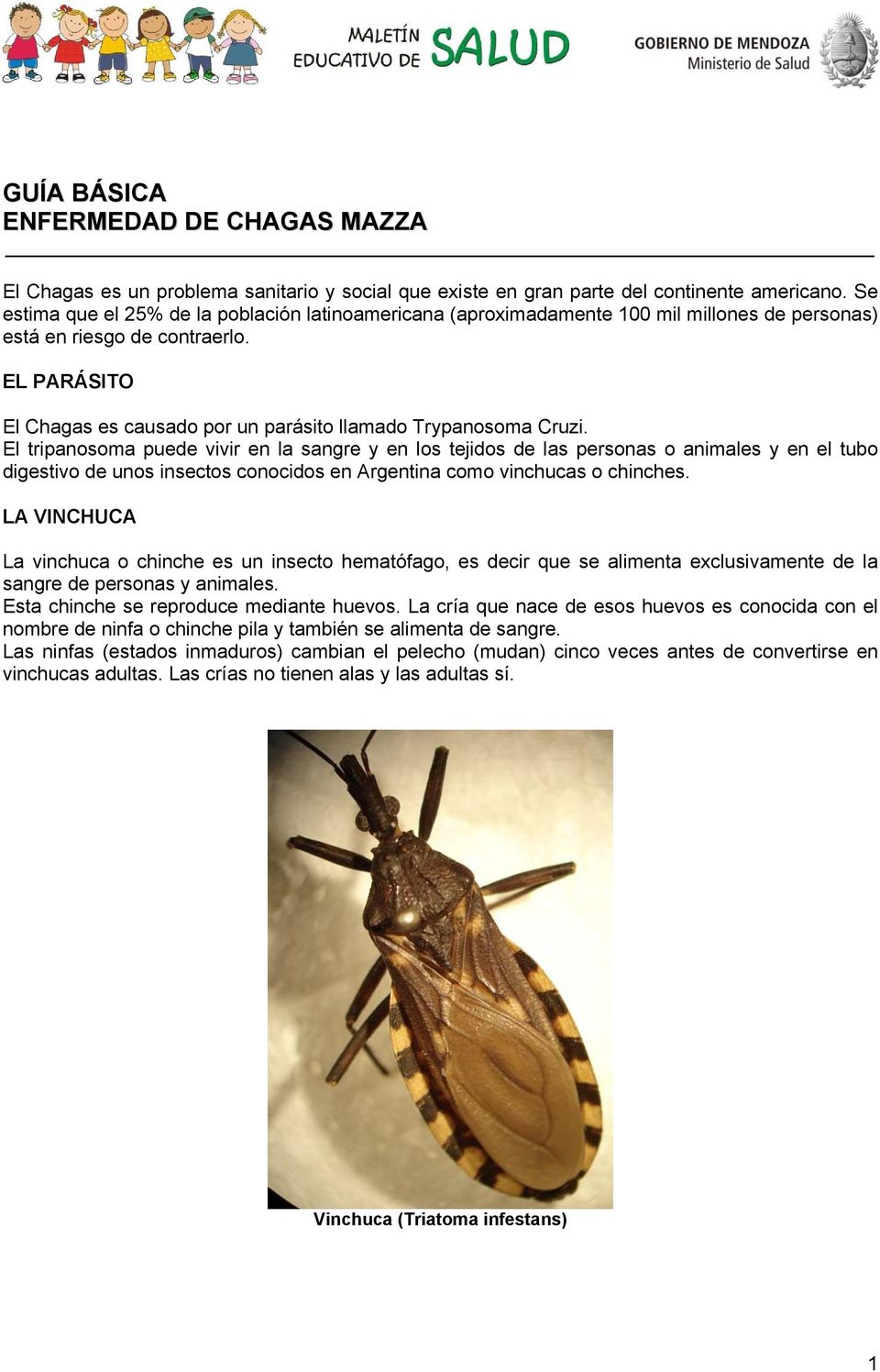 EL PARÁSITO El Chagas es causado por un parásito llamado Trypanosoma Cruzi.