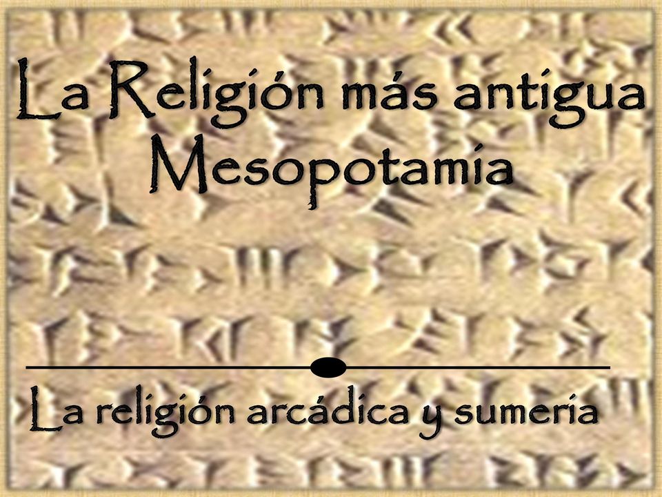 Mesopotamia La