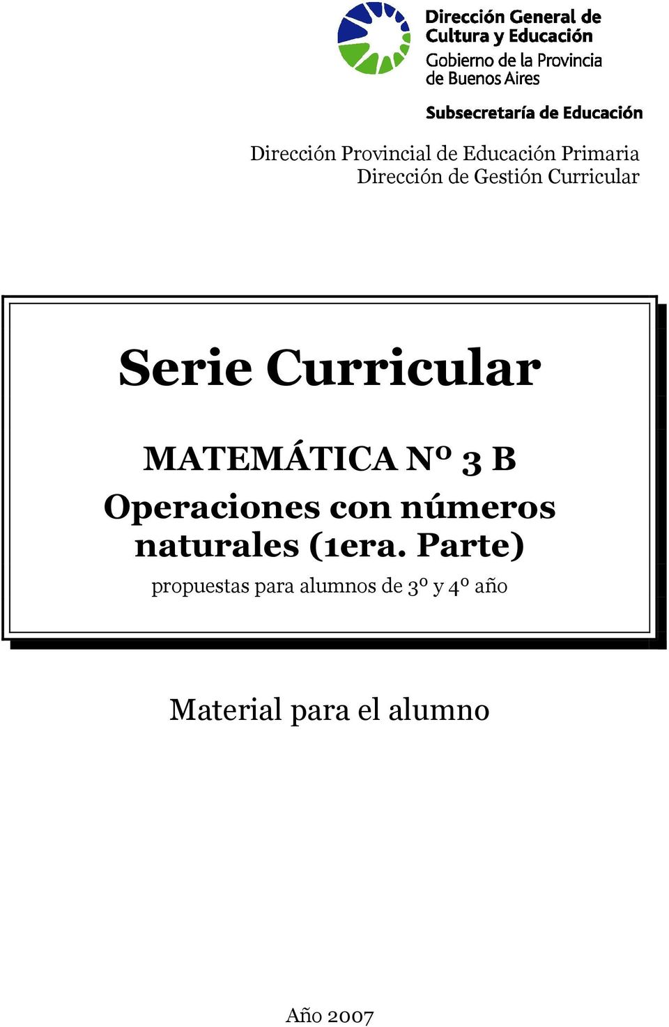 Operaciones con números naturales (1era.