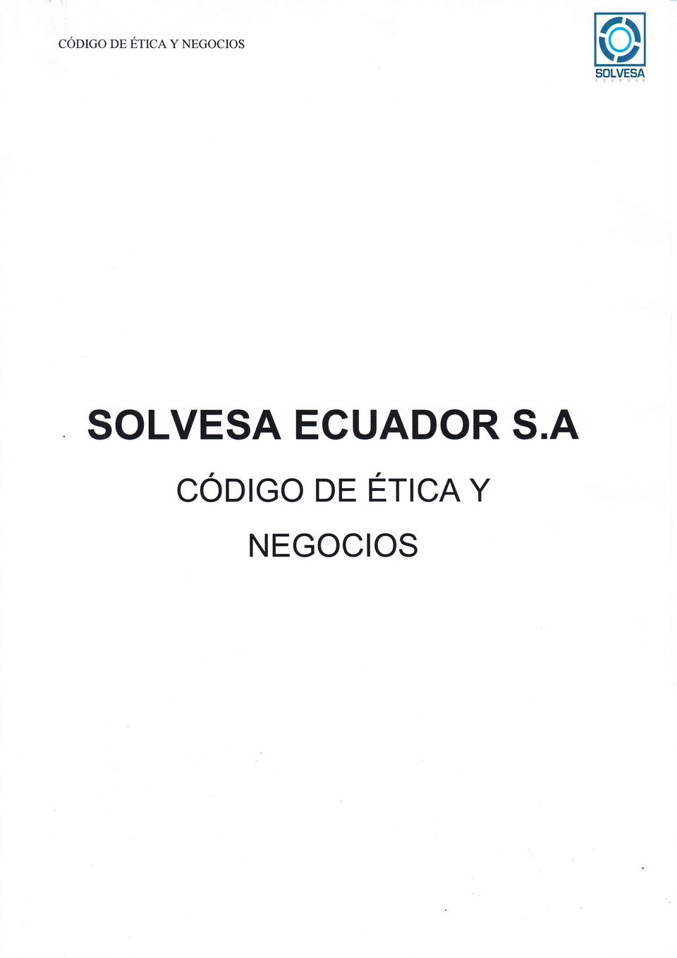 SOLVESA ECUADOR S.
