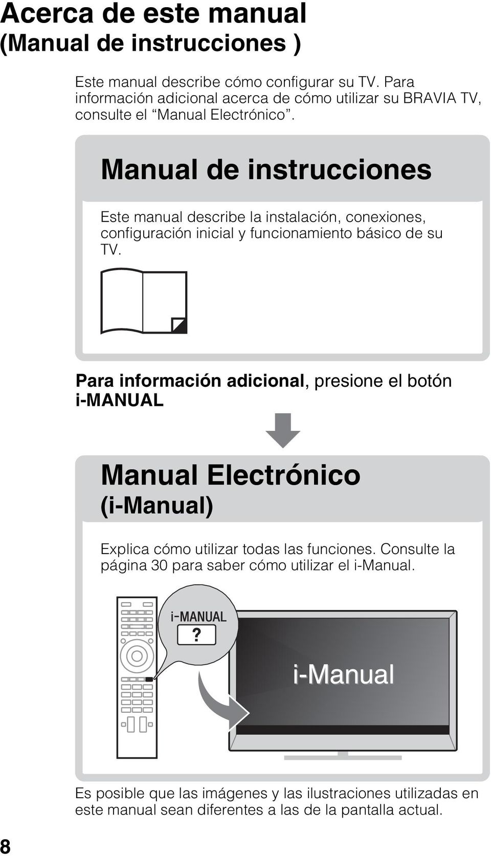 Manual de instrucciones Este manual describe la instalación, conexiones, configuración inicial y funcionamiento básico de su TV.