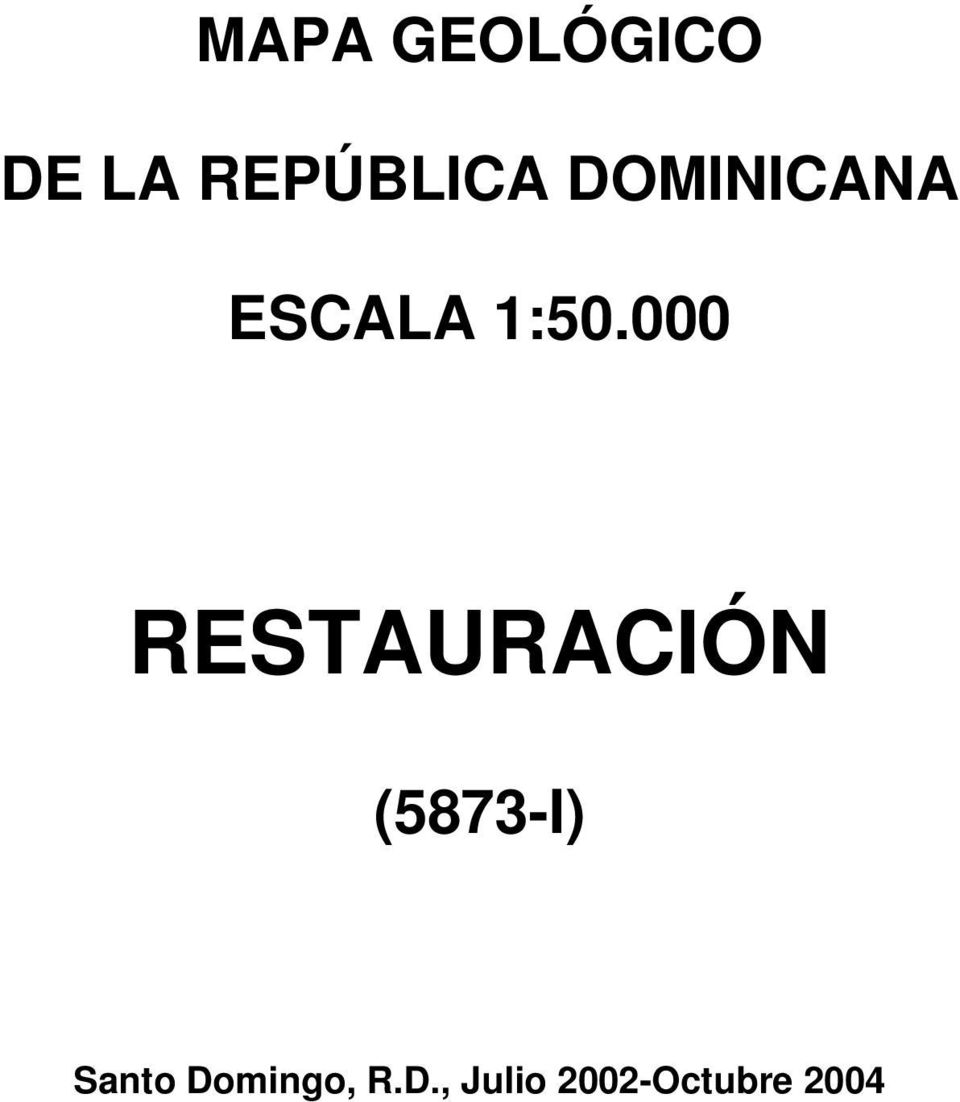 000 RESTAURACIÓN (5873-I)