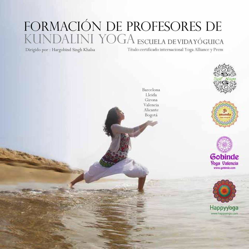certificado internacional Yoga Alliance y