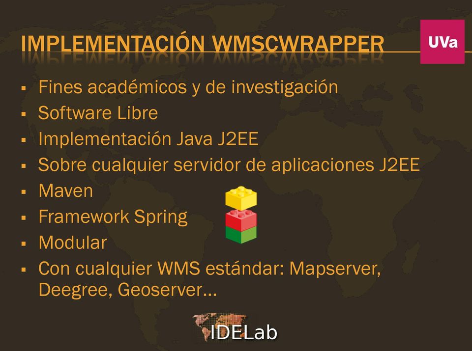cualquier servidor de aplicaciones J2EE Maven Framework