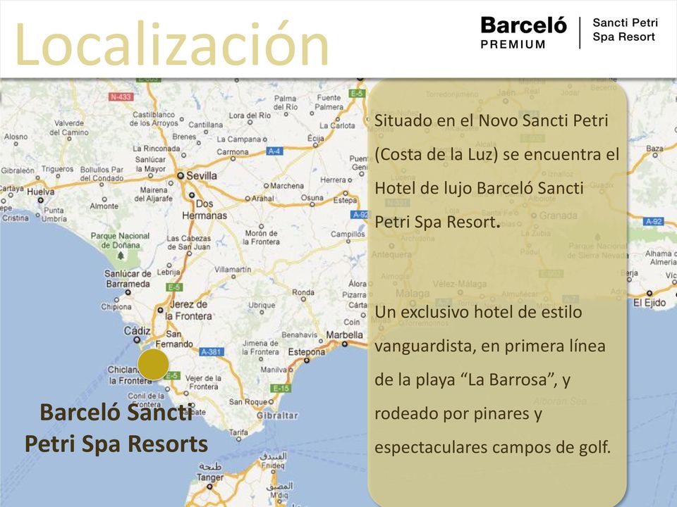 Un exclusivo hotel de estilo vanguardista, en primera línea Barceló Sancti