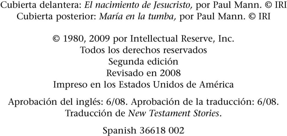 IRI 1980, 2009 por Intellectual Reserve, Inc.