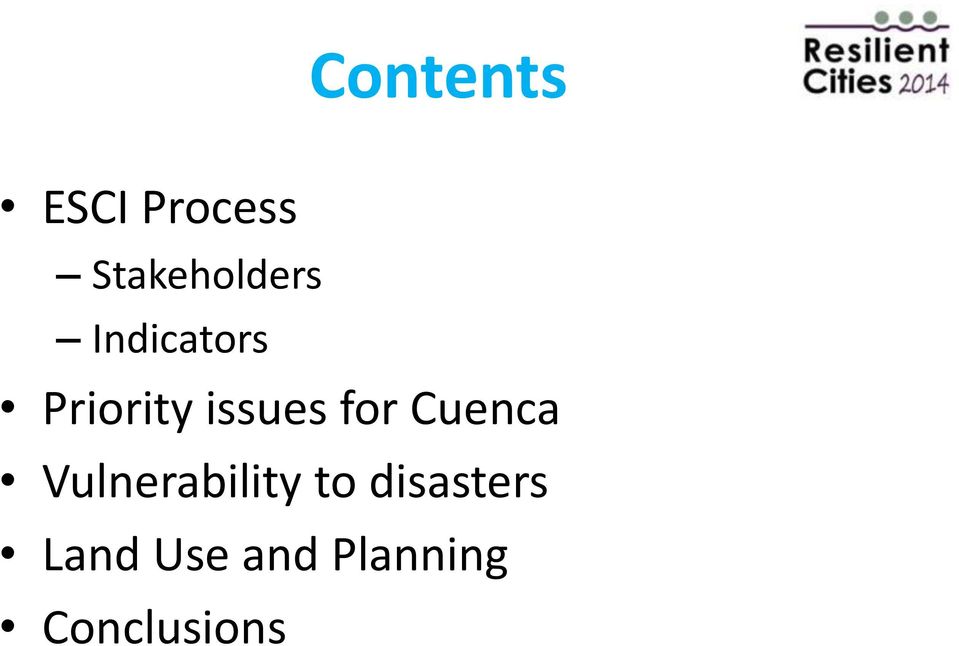 issues for Cuenca Vulnerability