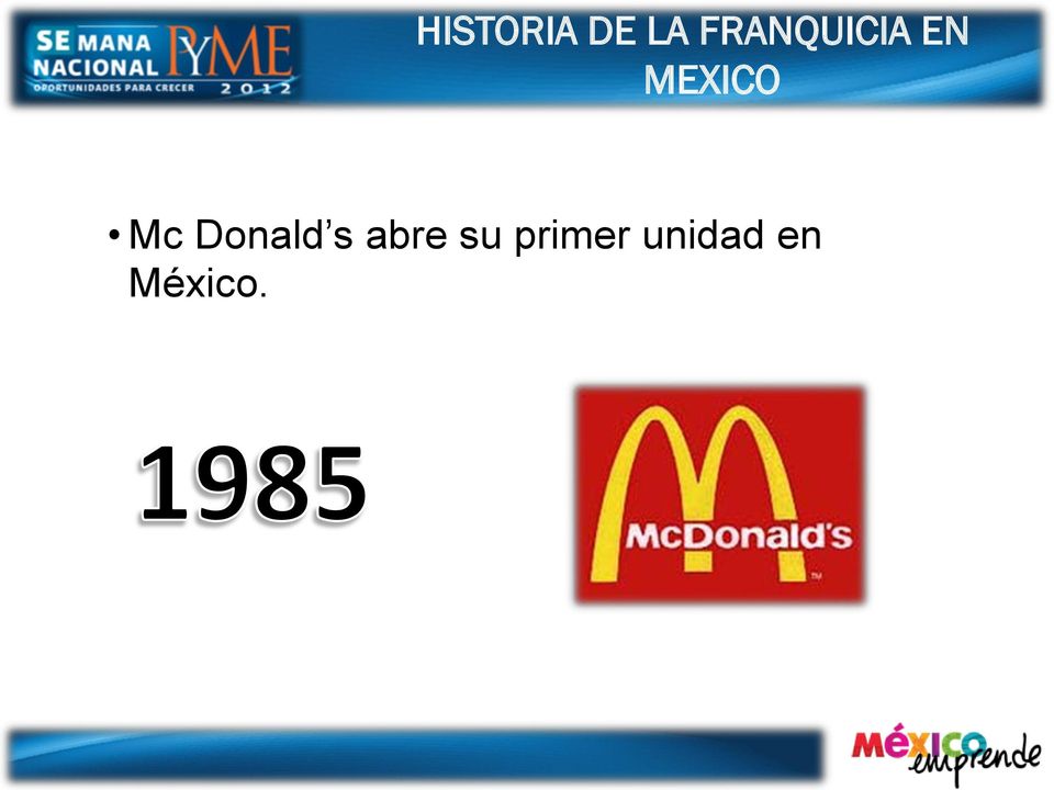 MEXICO Mc Donald s