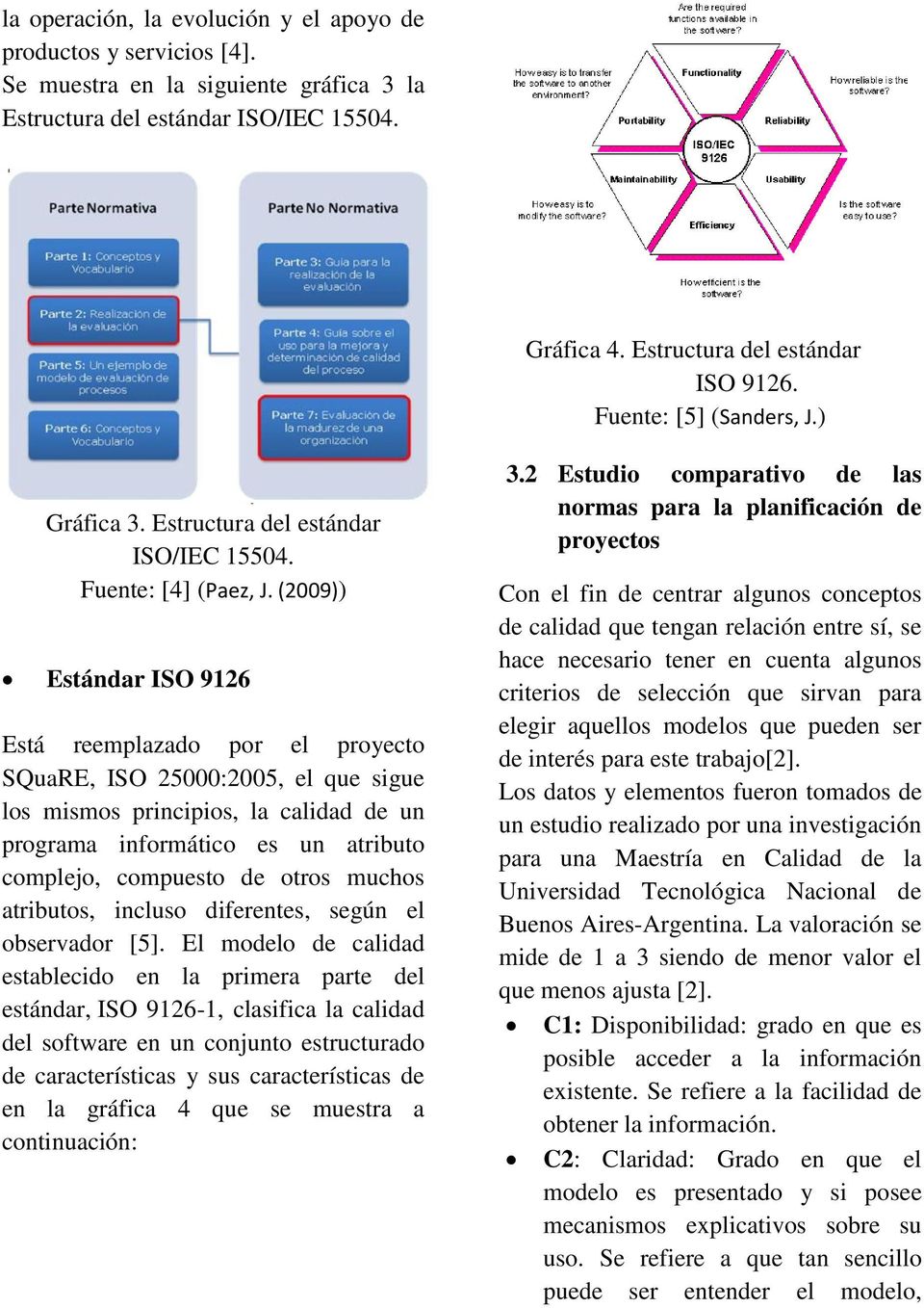 (2009)) Estándar ISO 9126 Está reemplazado por el proyecto SQuaRE, ISO 25000:2005, el que sigue los mismos principios, la calidad de un programa informático es un atributo complejo, compuesto de