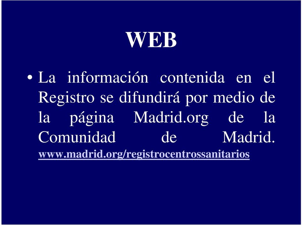 página Madrid.