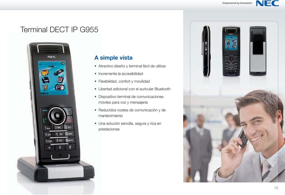 Bluetooth Dispositivo terminal de comunicaciones móviles para voz y