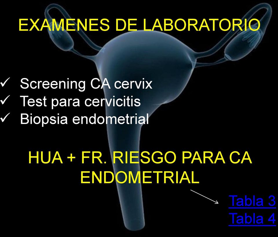 Biopsia endometrial HUA + FR.