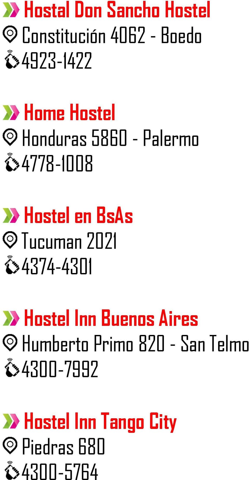 Tucuman 2021 4374-4301 Hostel Inn Buenos Aires Humberto Primo