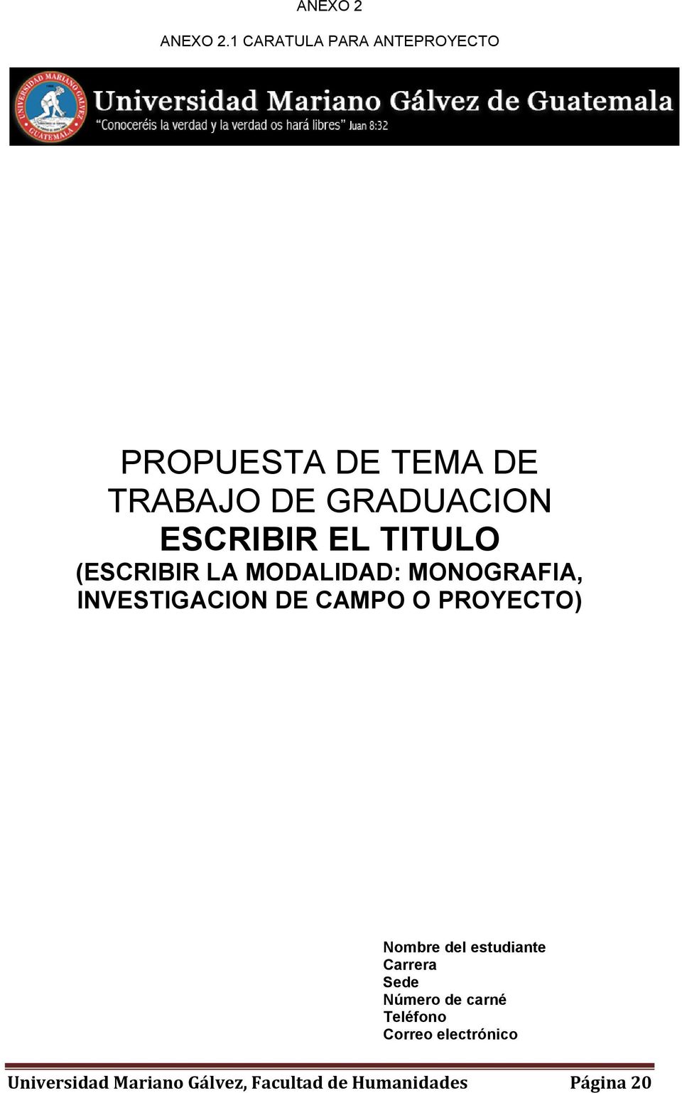 ESCRIBIR EL TITULO (ESCRIBIR LA MODALIDAD: MONOGRAFIA, INVESTIGACION DE CAMPO O
