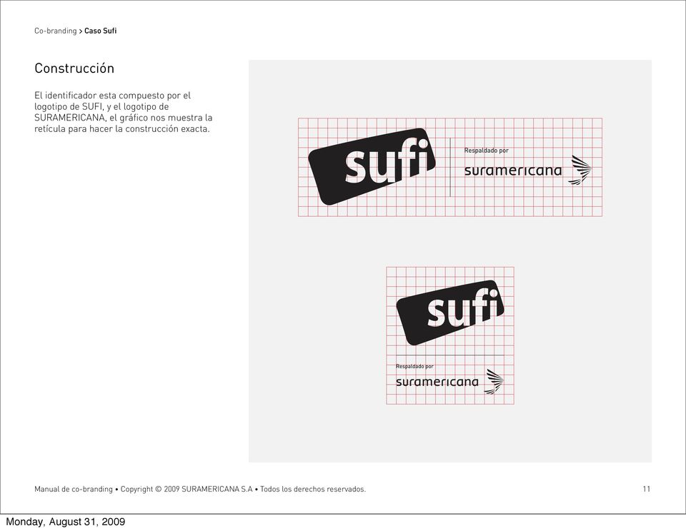 SUFI, y el logotipo de SURAMERICANA, el gráfico