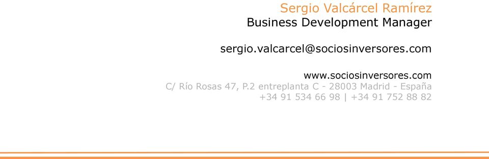 sociosinversores.com C/ Río Rosas 47, P.
