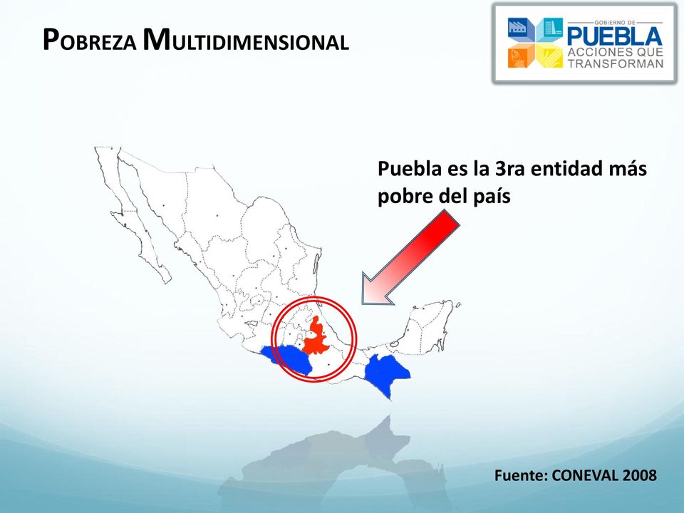 Puebla es la 3ra