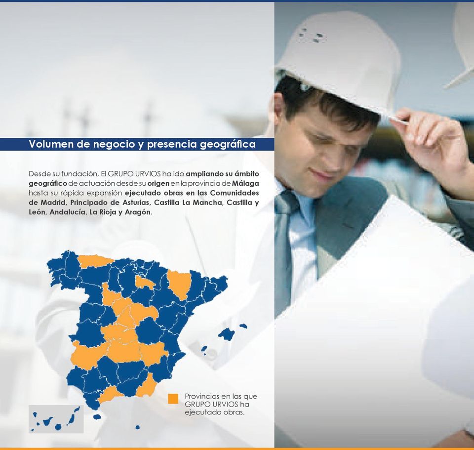 expansión ejecutado obras en las Comunidades de Madrid, Principado de Asturias, Castilla La