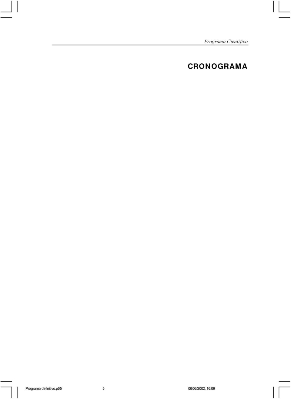 CRONOGRAMA 5 