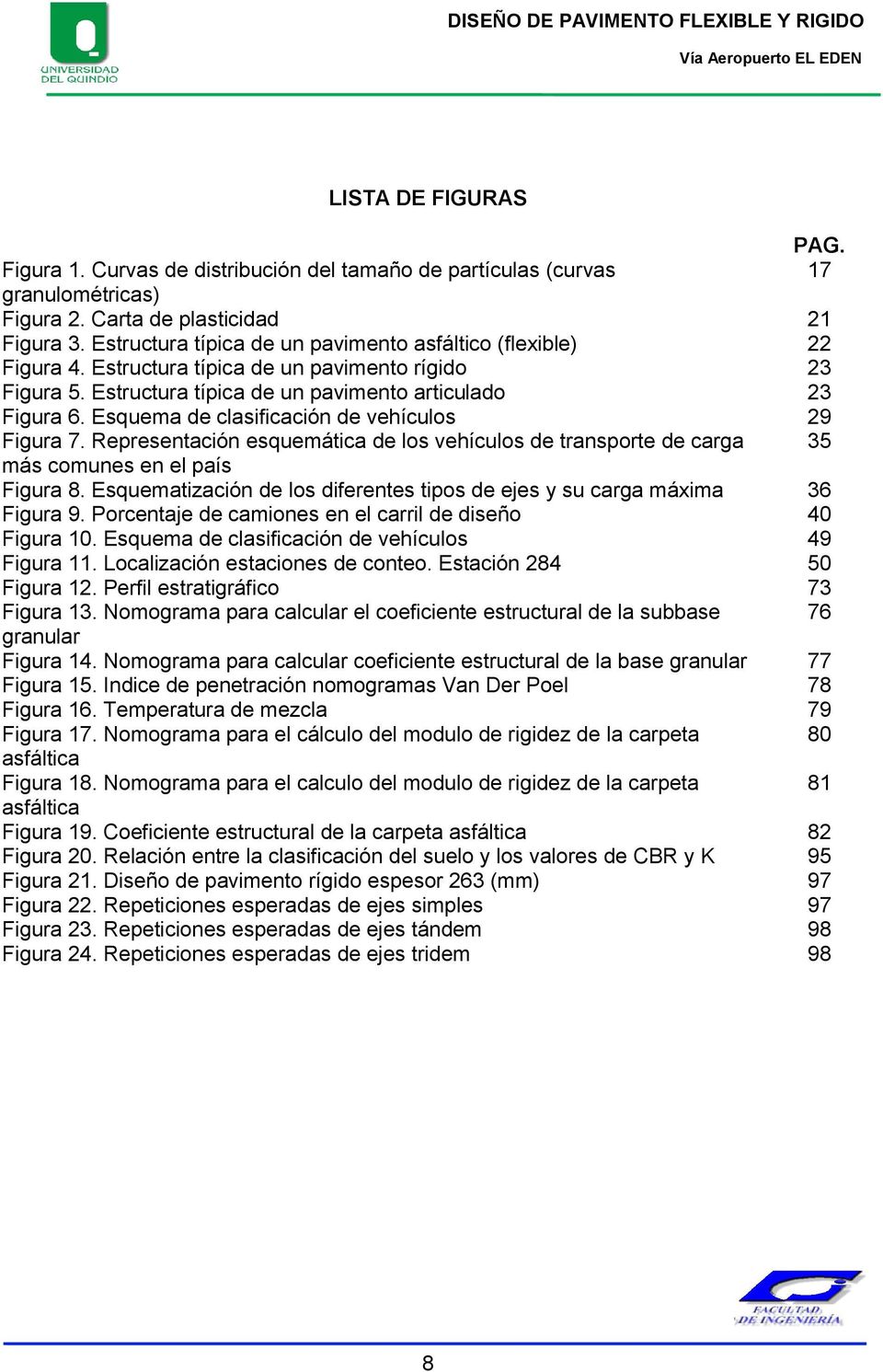 Esquema de clasificación de vehículos 29 Figura 7. Representación esquemática de los vehículos de transporte de carga 35 más comunes en el país Figura 8.