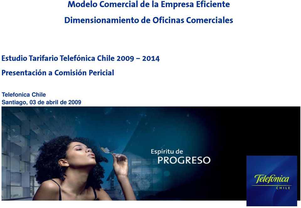 Tarifario Telefónica Chile 2009 2014 Presentación a