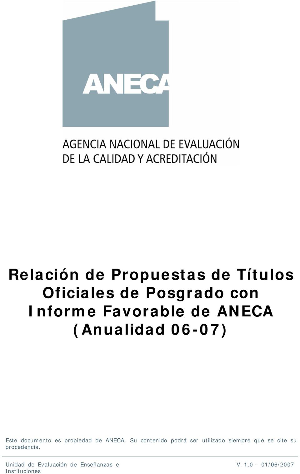 documento es propiedad de ANECA.