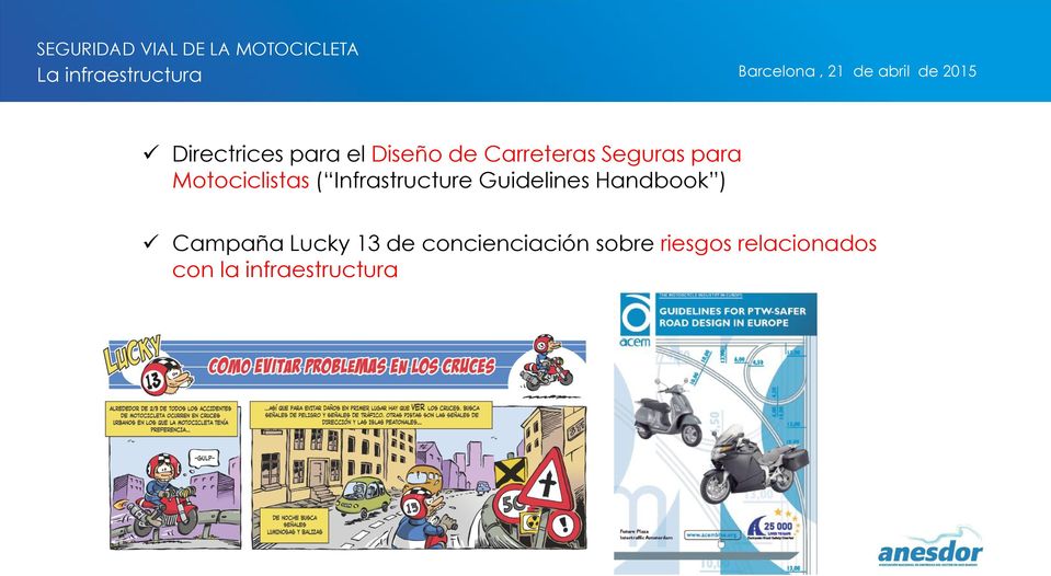 Infrastructure Guidelines Handbook ) Campaña Lucky