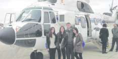 Nuestros precedentes Los alumnos de bachiller del Narval hicieron un vuelo desde la base aérea