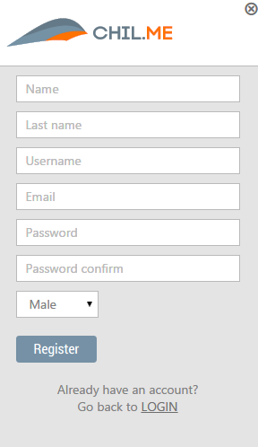 4. Completa el siguiente formulario de inscripción: >> NOTA: El nombre de usuario deberá estar escrito en minúsculas. Cómo accedo a mi perfil?