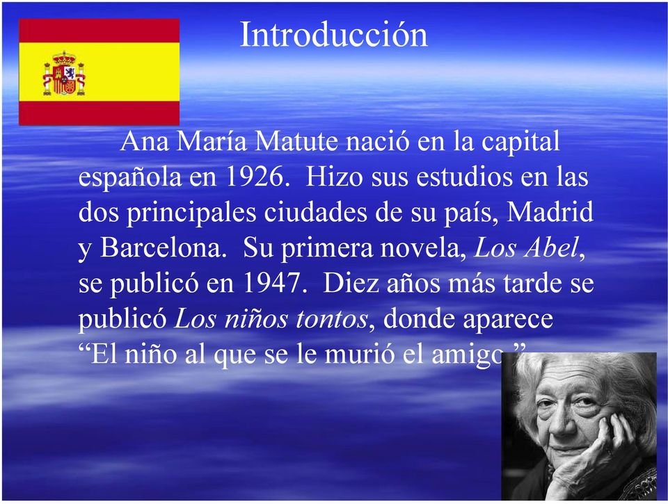 Barcelona. Su primera novela, Los Abel, se publicó en 1947.