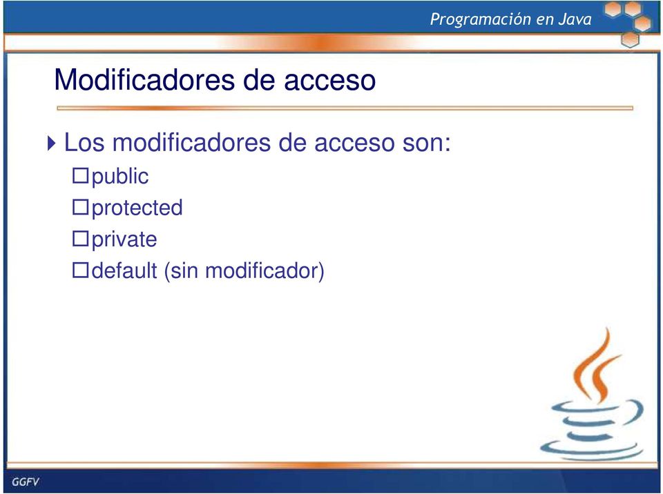 acceso son: public