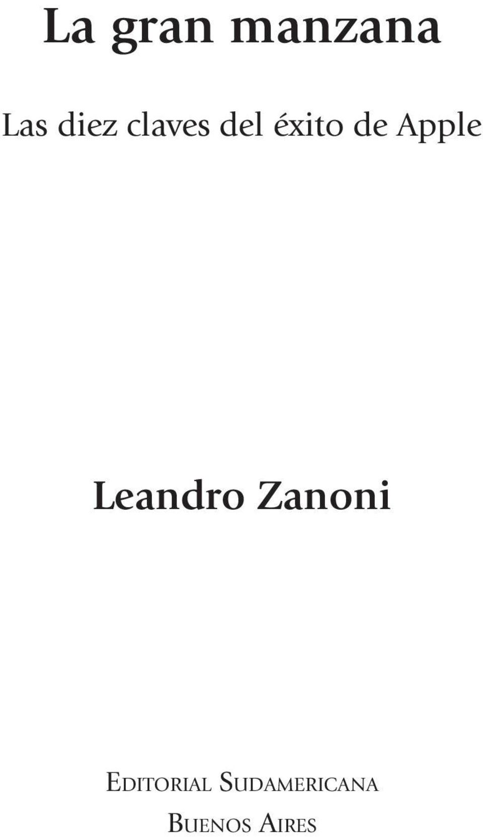 Leandro Zanoni Editorial