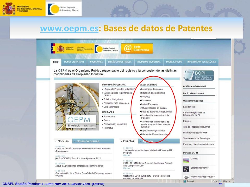 Patentes CNAPI.