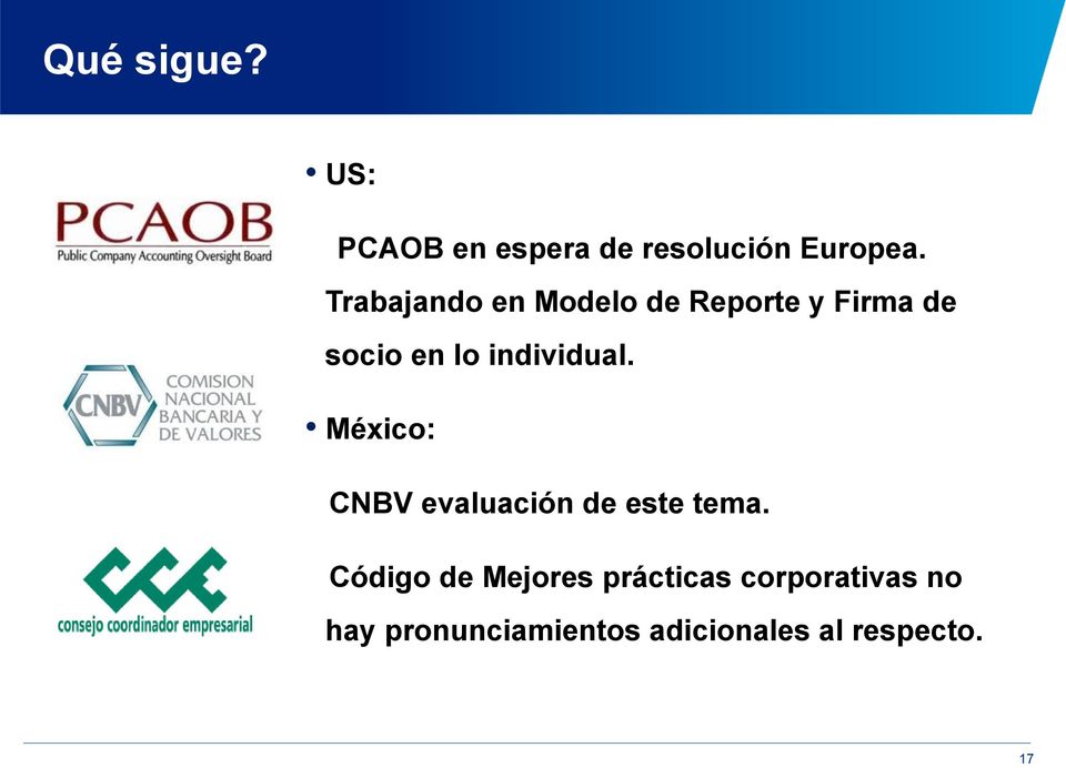 individual. México: CNBV evaluación de este tema.