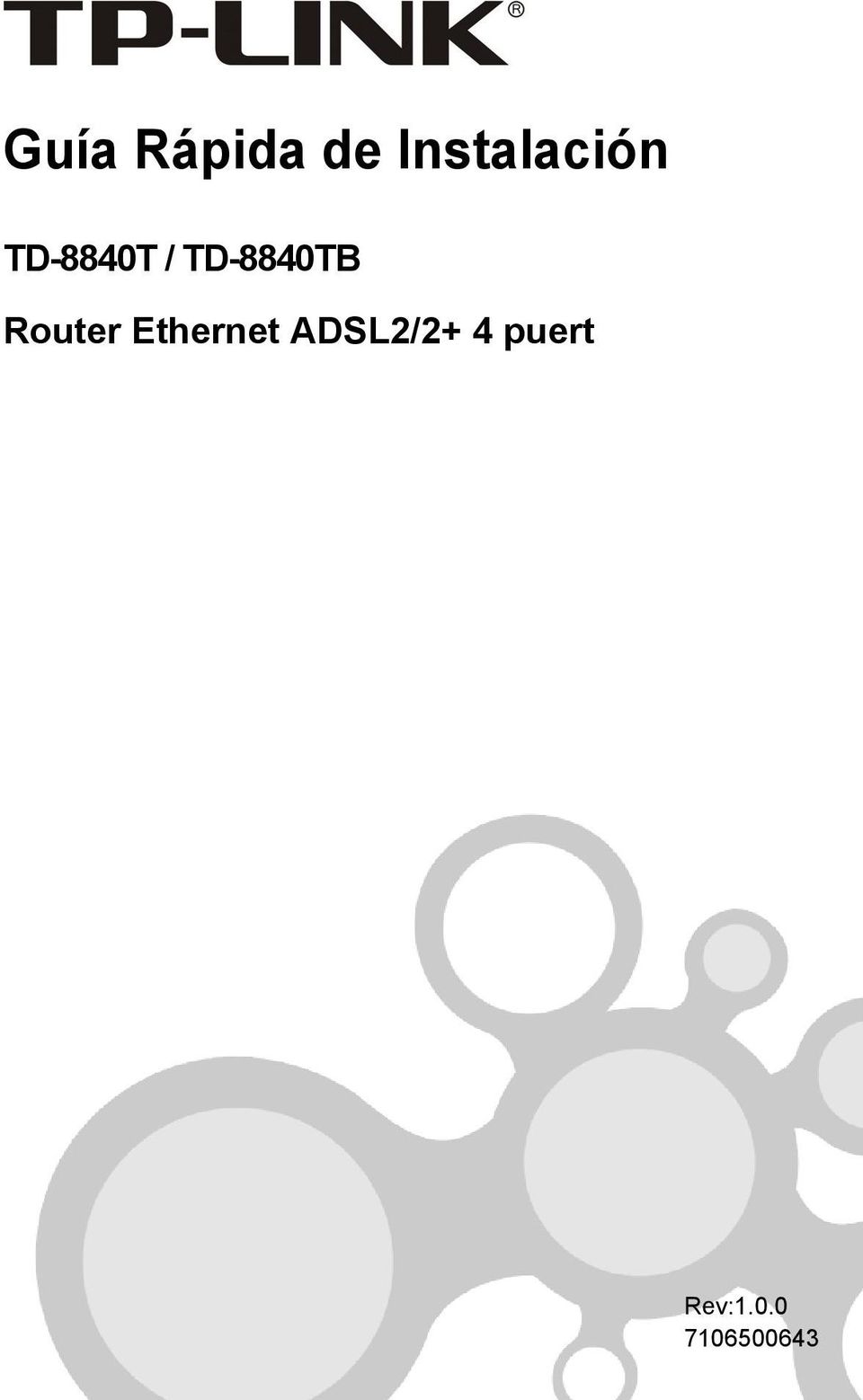 Ethernet ADSL2/2+ 4 puert