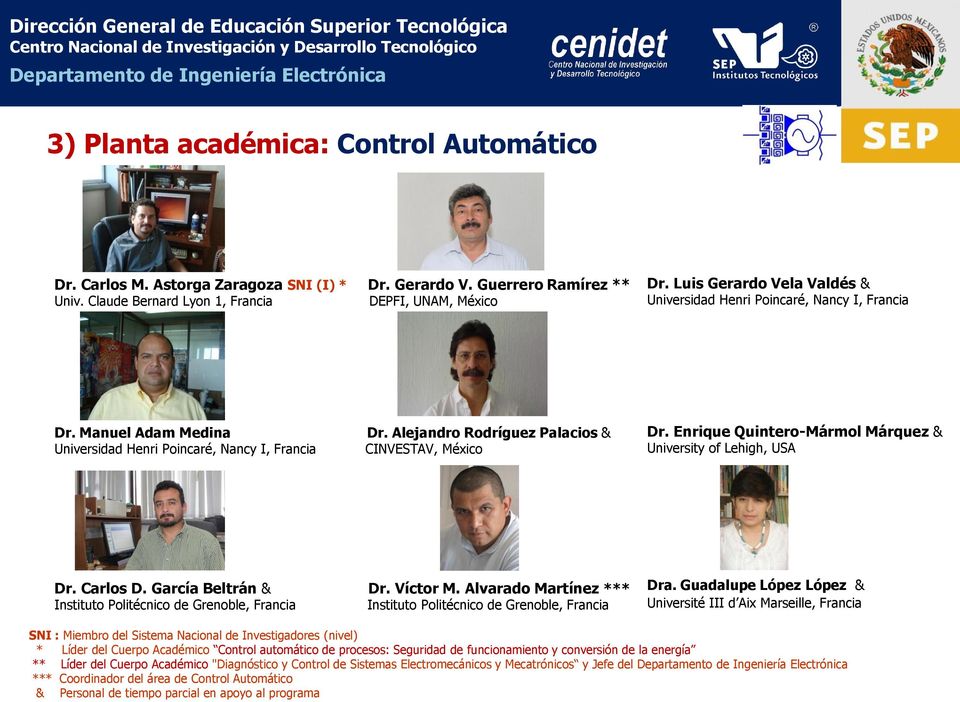 Enrique Quintero-Mármol Márquez & University of Lehigh, USA Dr. Carlos D. García Beltrán & Dr. Víctor M.