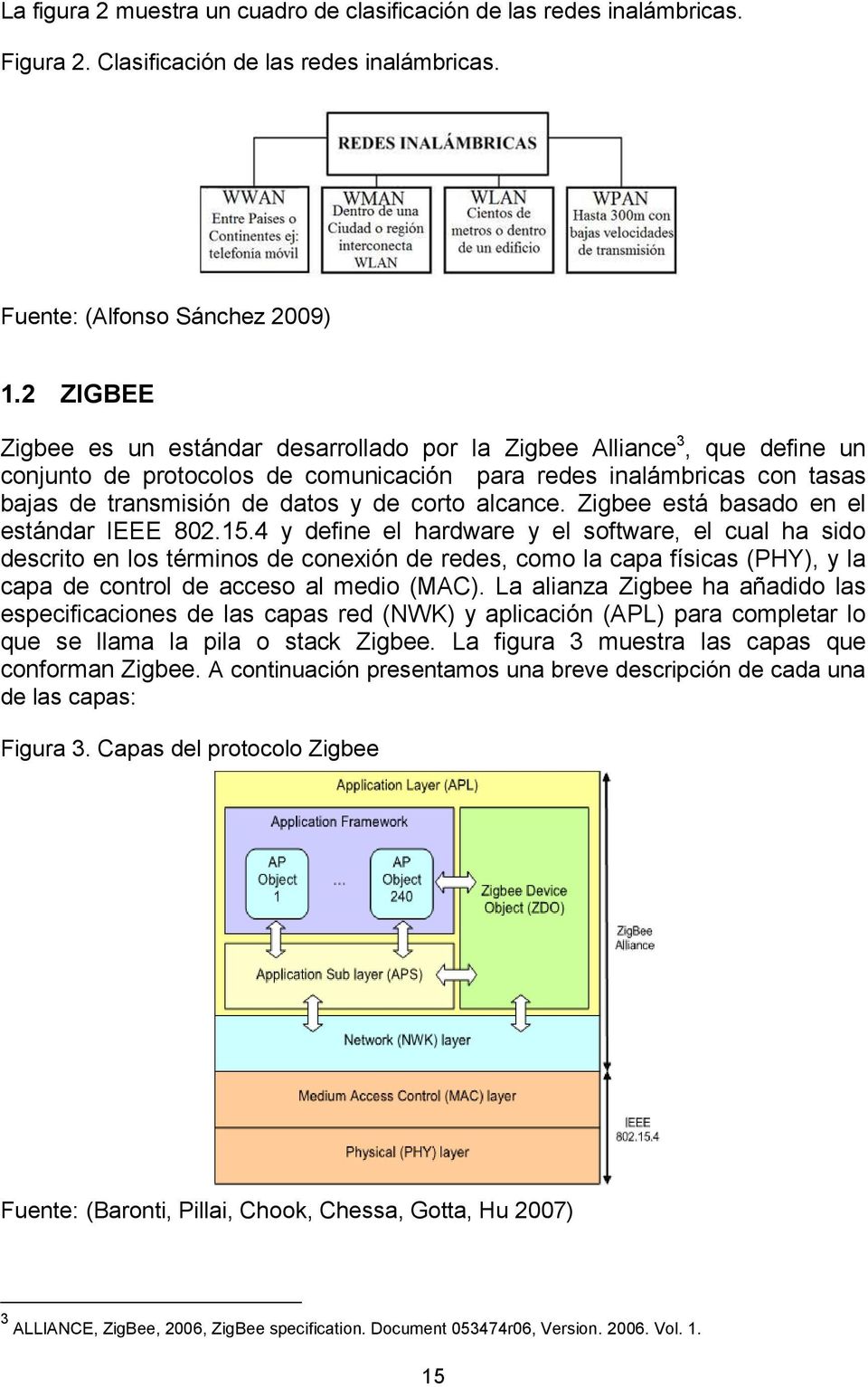 alcance. Zigbee está basado en el estándar IEEE 802.15.