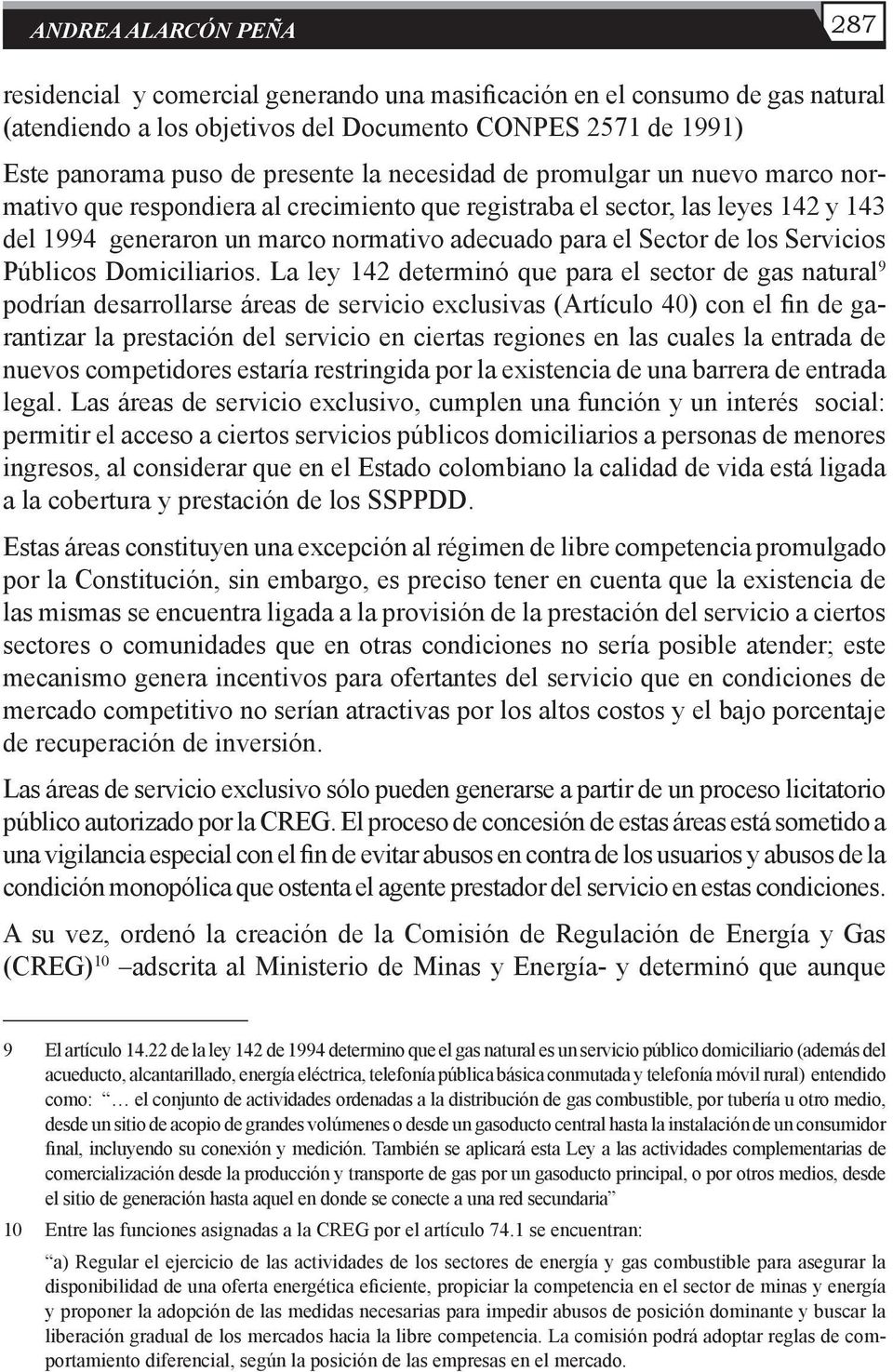 Servicios Públicos Domiciliarios.