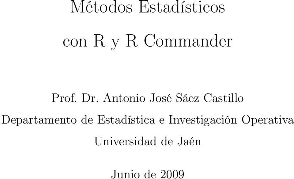 Antonio José Sáez Castillo Departamento