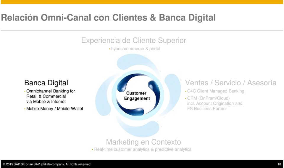 Servicio / Asesoría C4C Client Managed Banking CRM (OnPrem/Cloud) incl.