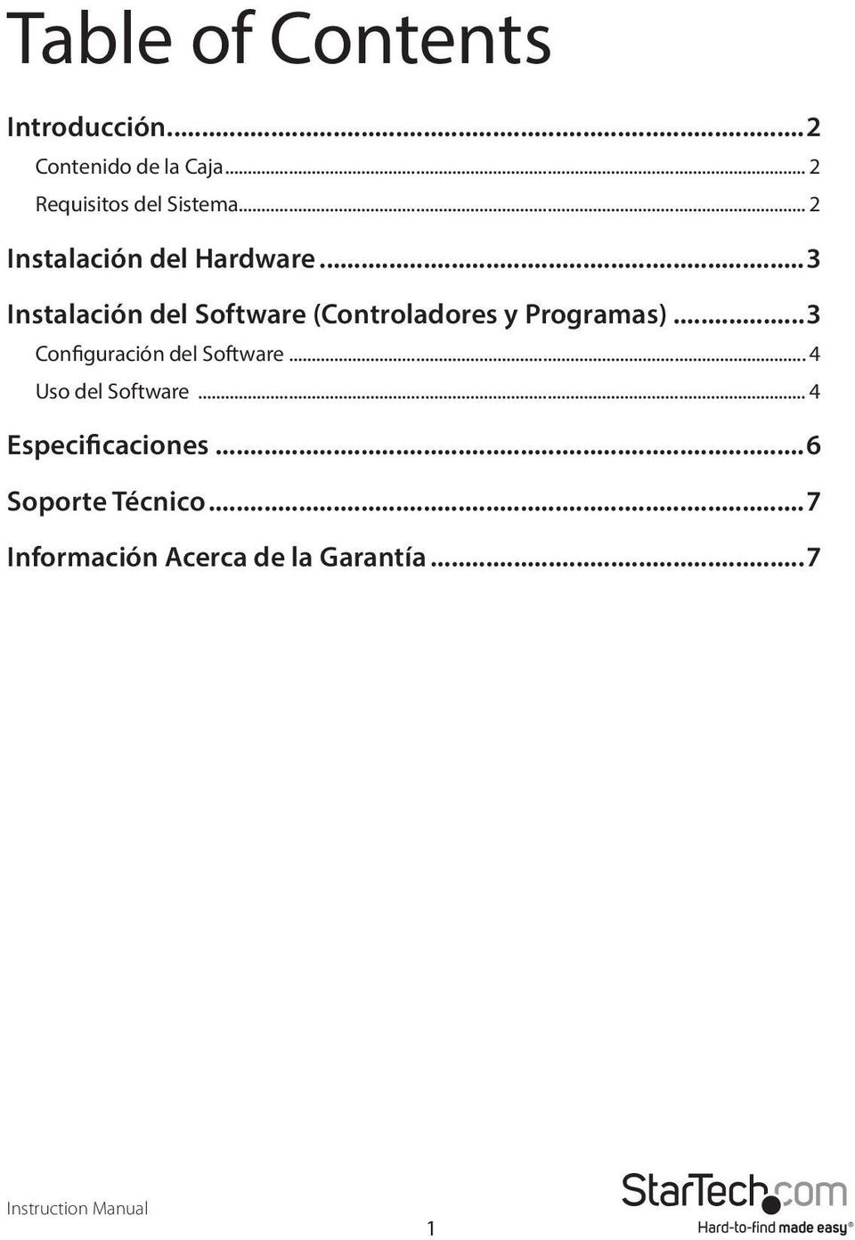 ..3 Instalación del Software (Controladores y Programas).