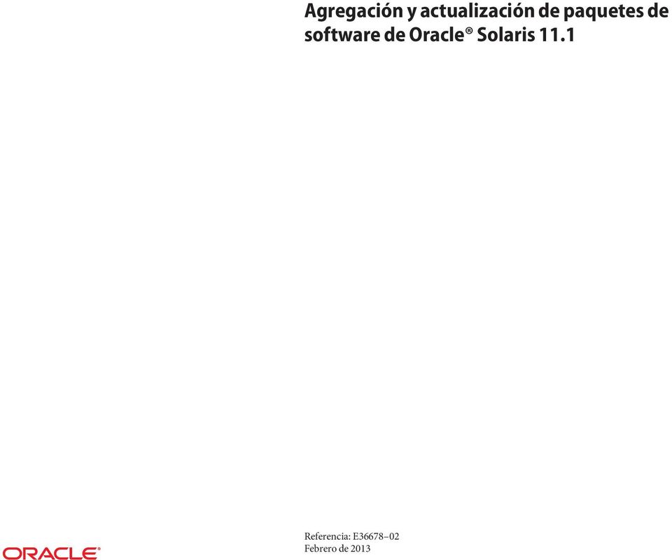 Oracle Solaris 11.