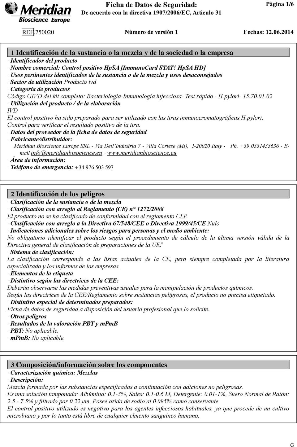 Bacteriología-Inmunología infecciosa- Test rápido - H.pylori- 15.70.01.